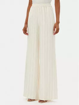 Широкие брюки палаццо MA3008C Kontatto, экрю