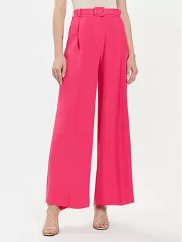 Широкие брюки палаццо Maryley, розовый