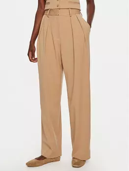 Широкие брюки палаццо Staud, бежевый