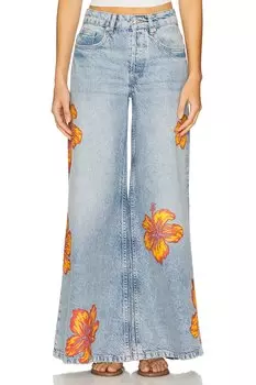 Широкие брюки Palisades от Free People, flower power