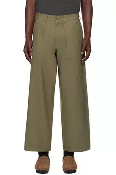 Широкие брюки пекаря Neighborhood, зеленый