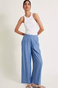 Широкие брюки Peri Monsoon, синий