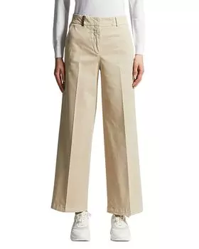 Широкие брюки Peserico, коричневый/бежевый