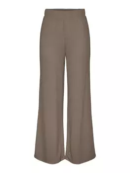 Широкие брюки Pieces LINA, коричневый