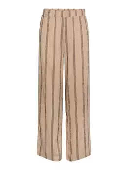 Широкие брюки PIECES Luna, кэмел