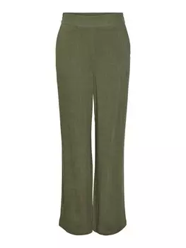 Широкие брюки Pieces VINSTY, оливковый