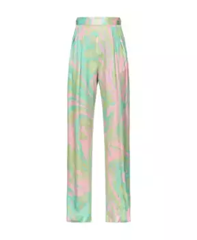 Широкие брюки Pinko, зеленый