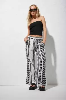 Широкие брюки Pixiegirl Petite, черный