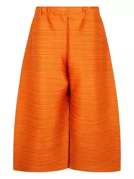 Широкие брюки Pleats Please Issey Miyake, коричневый