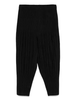 Широкие брюки плиссе Homme Pliss Issey Miyake, черный