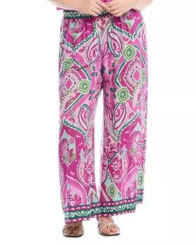 Широкие брюки Plus Size Karen Kane, мультиколор