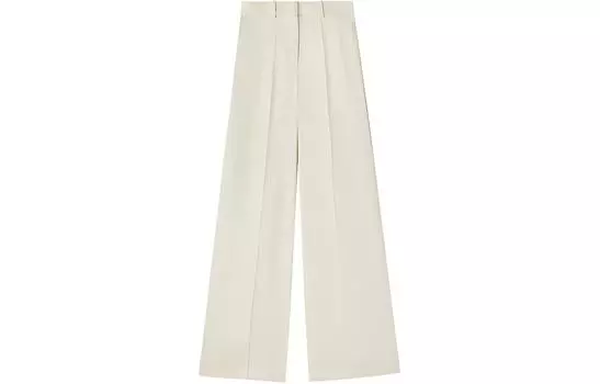 Широкие брюки по фигуре JIL SANDER, бежевый