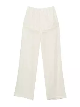 Широкие брюки Pull&Bear, экрю