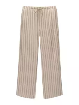 Широкие брюки Pull&Bear, экрю