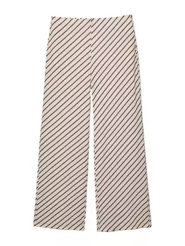 Широкие брюки Pull&Bear, белый