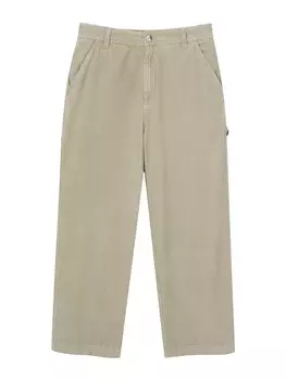 Широкие брюки Pull&Bear, бежевый