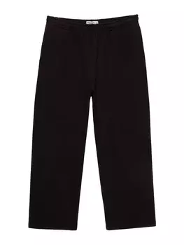Широкие брюки Pull&Bear, черный