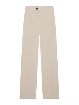 Широкие брюки Pull&Bear, кэмел