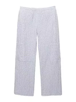 Широкие брюки Pull&Bear, светло-синий