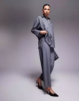 Широкие брюки River Island в сером цвете, в комплекте