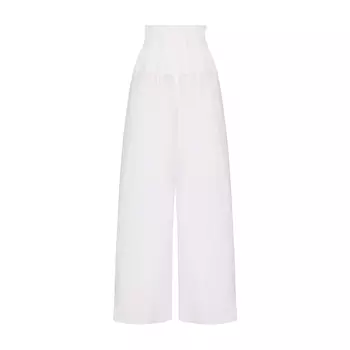 Широкие брюки Rochas Poplin, белый
