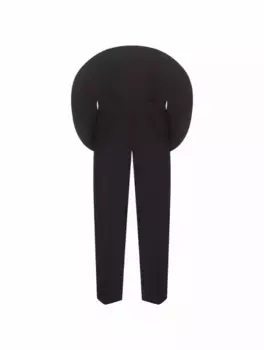 Широкие брюки Rond Jacquemus, черный