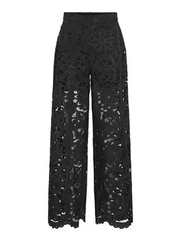 Широкие брюки ROUGE EDIT, антрацит