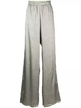Широкие брюки с эффектом градиента VETEMENTS, серый