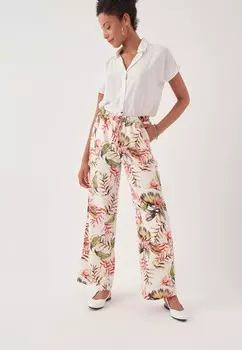 Широкие брюки с эластичным поясом Herita, мультиколор