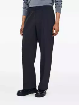 Широкие брюки с эластичным поясом SANDRO, серый