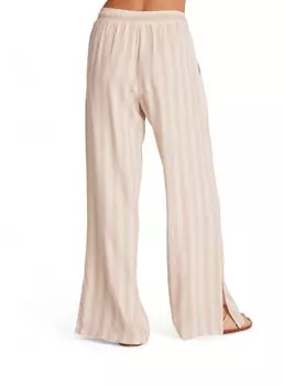 Широкие брюки с боковыми разрезами в песочную полоску Bella Dahl