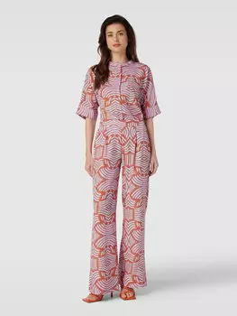 Широкие брюки с графическим узором, модель «POLLOCK» Oilily, сиреневый