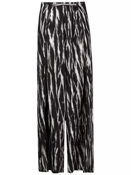 Широкие брюки с графичным принтом Uma | Raquel Davidowicz, черный