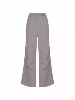 Широкие брюки с кулиской DARKPARK, серый