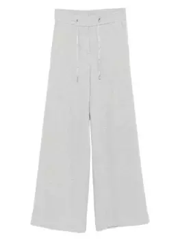 Широкие брюки с кулиской Peserico, серый