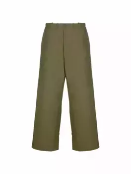 Широкие брюки с логотипом Kenzo, хаки