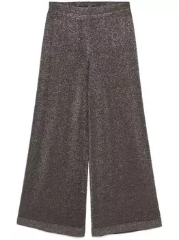 Широкие брюки с люрексом D.Exterior, серый