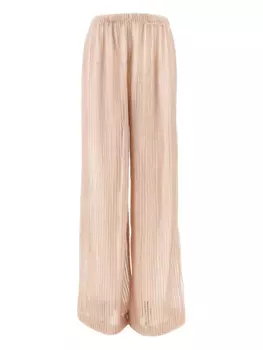 Широкие брюки с люрексом Emporio Armani, розовый