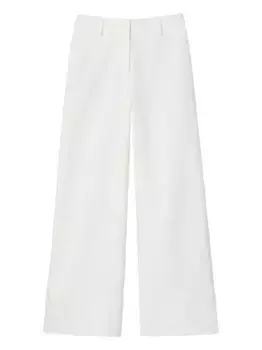 Широкие брюки с манжетами от Charles Lafayette 148, белый