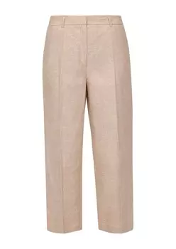 Широкие брюки S.Oliver, бежевый
