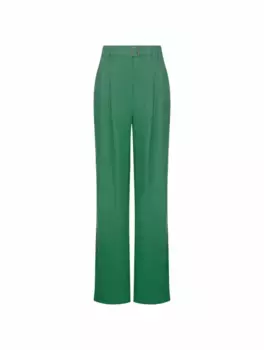 Широкие брюки с поясом Lorena Antoniazzi, зелёный