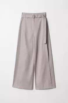 Широкие брюки с поясом & Other Stories, бежевый