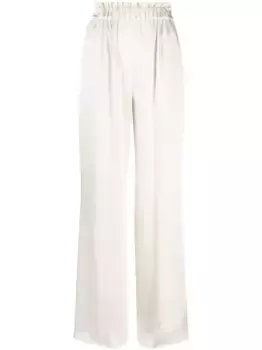 Широкие брюки с присборенным поясом Claudie Pierlot, нейтральный