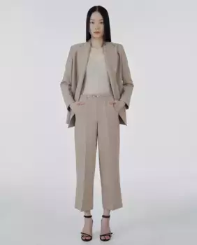 Широкие брюки с пряжками Sfera, цвет Camel