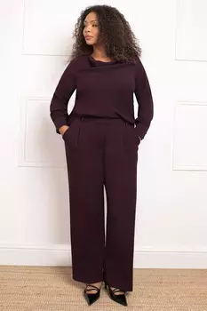 Широкие брюки с пуговицами Live Unlimited, красный