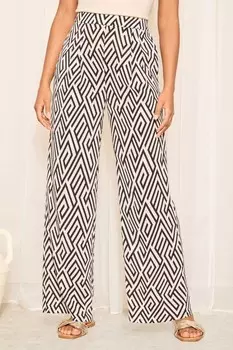 Широкие брюки с текстурой обычных брюк Friends Like These, черный