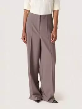 Широкие брюки с высокой талией от corinne Soaked In Luxury, цвет Dark Gull Grey