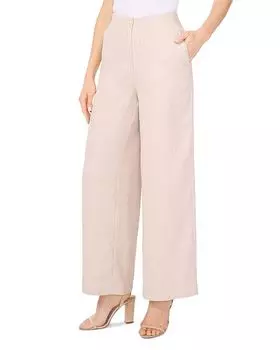 Широкие брюки с вытачками VINCE CAMUTO, слоновая кость/кремовый