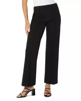 Широкие брюки с застежкой-молнией Liverpool Los Angeles, черный