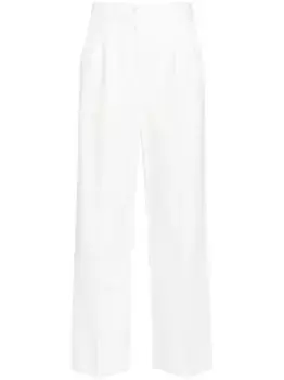 Широкие брюки с завышенной талией A.P.C., белый